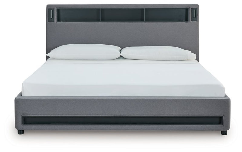 Verishaw Upholstered Bed - Theo's Factory Direct Mattress & Furniture (Columbus, OH)