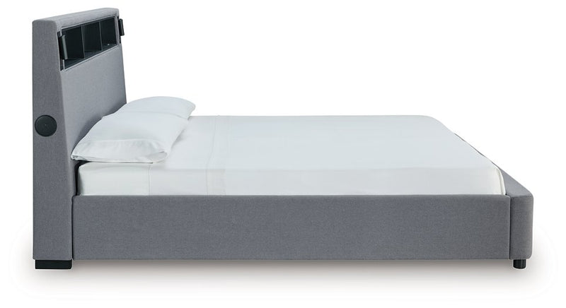 Verishaw Upholstered Bed - Theo's Factory Direct Mattress & Furniture (Columbus, OH)