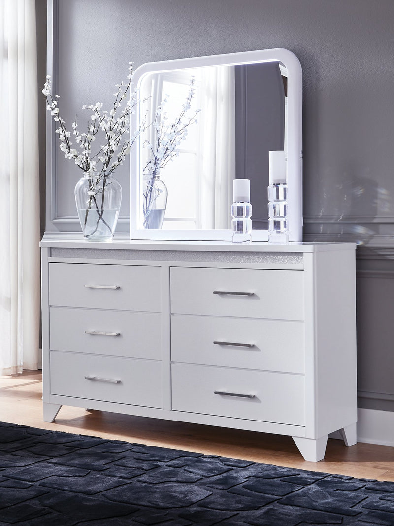 Jarlee Dresser and Mirror - Theo's Factory Direct Mattress & Furniture (Columbus, OH)