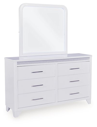 Jarlee Dresser and Mirror - Theo's Factory Direct Mattress & Furniture (Columbus, OH)