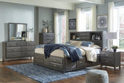 Caitbrook Storage Bed with 8 Drawers - Theo's Factory Direct Mattress & Furniture (Columbus, OH)