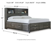 Caitbrook Storage Bed with 8 Drawers - Theo's Factory Direct Mattress & Furniture (Columbus, OH)