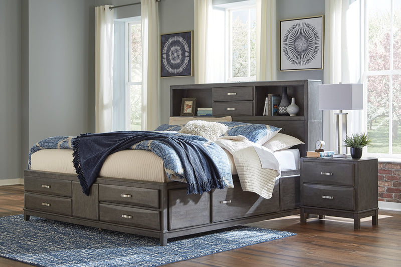 Caitbrook Storage Bed with 8 Drawers - Theo's Factory Direct Mattress & Furniture (Columbus, OH)