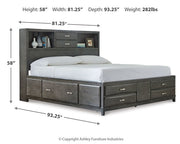 Caitbrook Storage Bed with 8 Drawers - Theo's Factory Direct Mattress & Furniture (Columbus, OH)