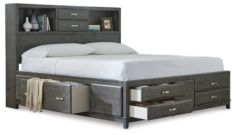 Caitbrook Storage Bed with 8 Drawers - Theo's Factory Direct Mattress & Furniture (Columbus, OH)