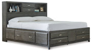 Caitbrook Storage Bed with 8 Drawers - Theo's Factory Direct Mattress & Furniture (Columbus, OH)