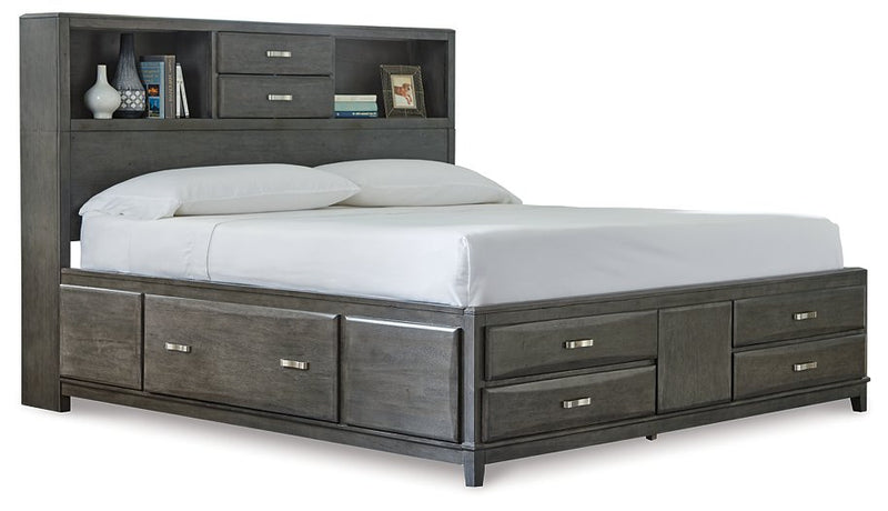 Caitbrook Storage Bed with 8 Drawers - Theo's Factory Direct Mattress & Furniture (Columbus, OH)
