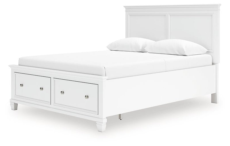 Fortman Panel Storage Bed - Theo's Factory Direct Mattress & Furniture (Columbus, OH)