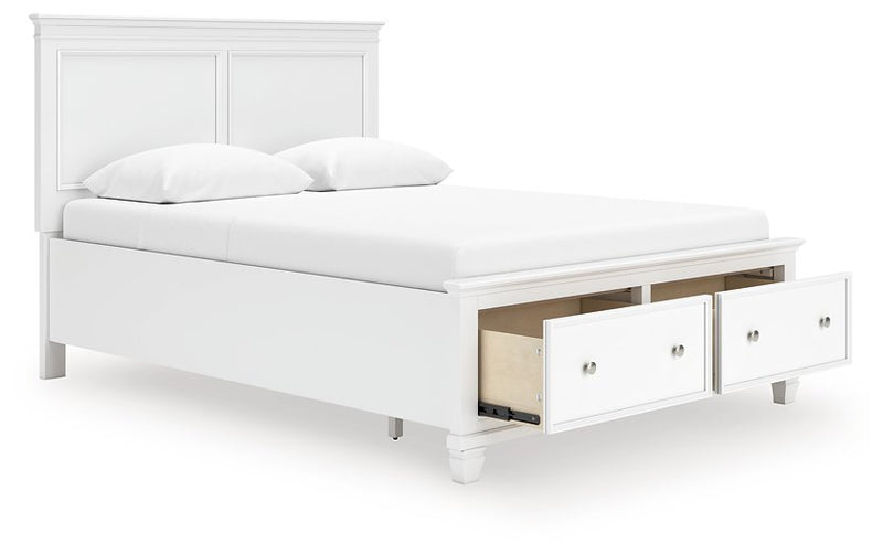 Fortman Panel Storage Bed - Theo's Factory Direct Mattress & Furniture (Columbus, OH)