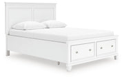 Fortman Panel Storage Bed - Theo's Factory Direct Mattress & Furniture (Columbus, OH)