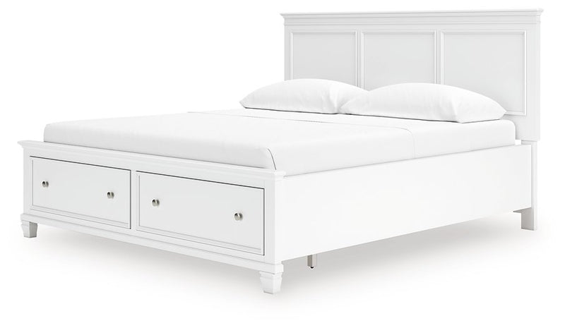 Fortman Panel Storage Bed - Theo's Factory Direct Mattress & Furniture (Columbus, OH)