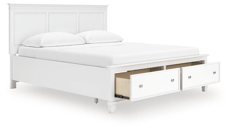Fortman Panel Storage Bed - Theo's Factory Direct Mattress & Furniture (Columbus, OH)