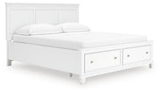 Fortman Panel Storage Bed - Theo's Factory Direct Mattress & Furniture (Columbus, OH)