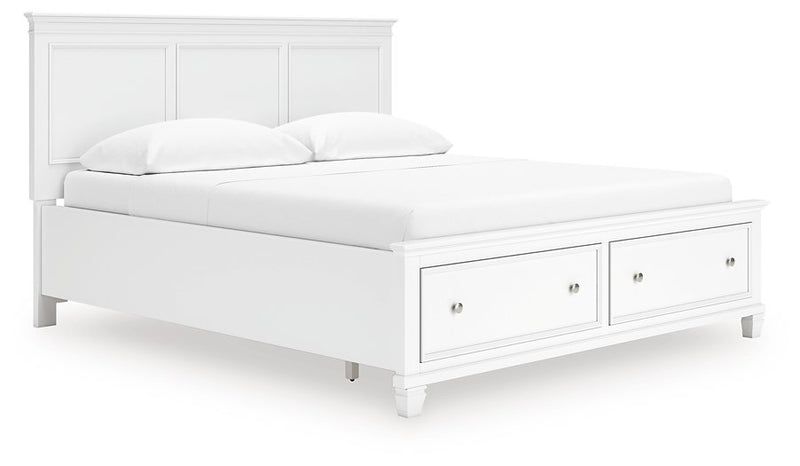 Fortman Panel Storage Bed - Theo's Factory Direct Mattress & Furniture (Columbus, OH)