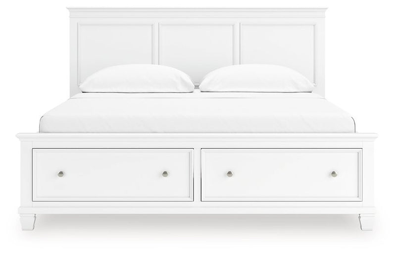 Fortman Panel Storage Bed - Theo's Factory Direct Mattress & Furniture (Columbus, OH)