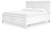 Fortman Panel Storage Bed - Theo's Factory Direct Mattress & Furniture (Columbus, OH)