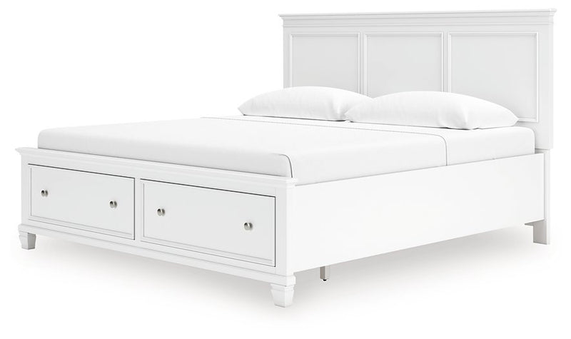Fortman Panel Storage Bed - Theo's Factory Direct Mattress & Furniture (Columbus, OH)