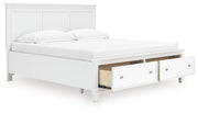 Fortman Panel Storage Bed - Theo's Factory Direct Mattress & Furniture (Columbus, OH)
