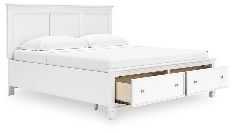 Fortman Panel Storage Bed - Theo's Factory Direct Mattress & Furniture (Columbus, OH)