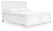 Fortman Panel Storage Bed - Theo's Factory Direct Mattress & Furniture (Columbus, OH)