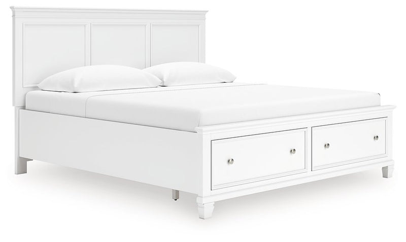 Fortman Panel Storage Bed - Theo's Factory Direct Mattress & Furniture (Columbus, OH)
