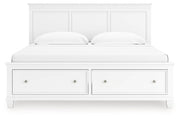 Fortman Panel Storage Bed - Theo's Factory Direct Mattress & Furniture (Columbus, OH)