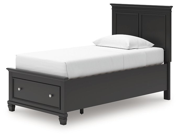 Lanolee Panel Storage Bed - Theo's Factory Direct Mattress & Furniture (Columbus, OH)