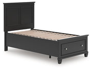 Lanolee Panel Storage Bed - Theo's Factory Direct Mattress & Furniture (Columbus, OH)
