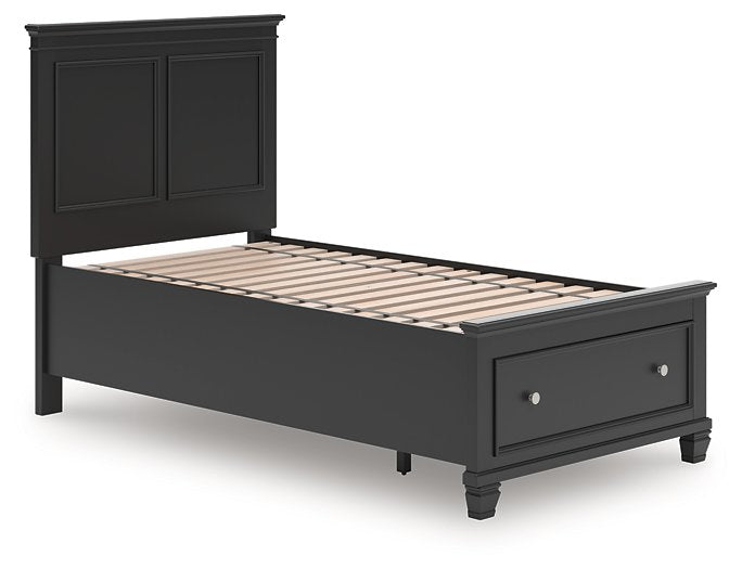 Lanolee Panel Storage Bed - Theo's Factory Direct Mattress & Furniture (Columbus, OH)