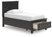 Lanolee Panel Storage Bed - Theo's Factory Direct Mattress & Furniture (Columbus, OH)