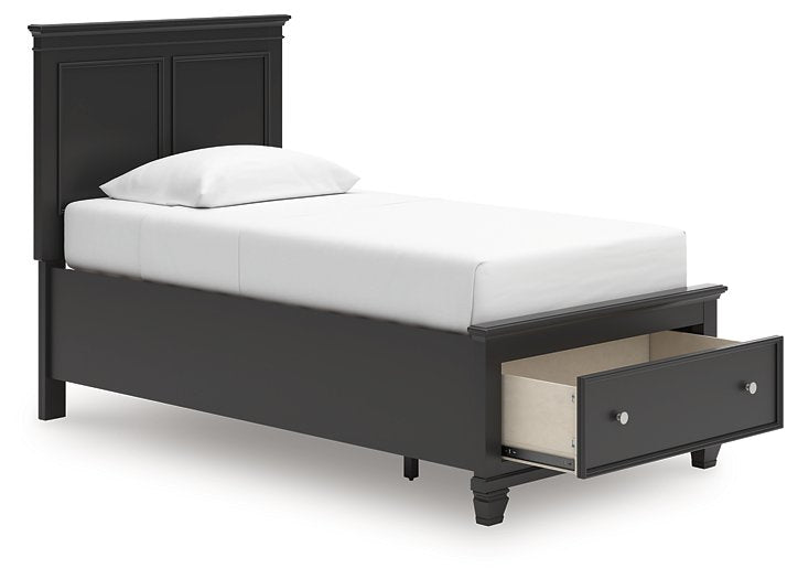 Lanolee Panel Storage Bed - Theo's Factory Direct Mattress & Furniture (Columbus, OH)