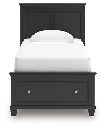 Lanolee Panel Storage Bed - Theo's Factory Direct Mattress & Furniture (Columbus, OH)