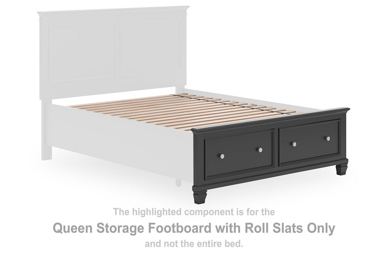 Lanolee Panel Storage Bed - Theo's Factory Direct Mattress & Furniture (Columbus, OH)