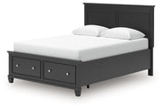 Lanolee Panel Storage Bed - Theo's Factory Direct Mattress & Furniture (Columbus, OH)