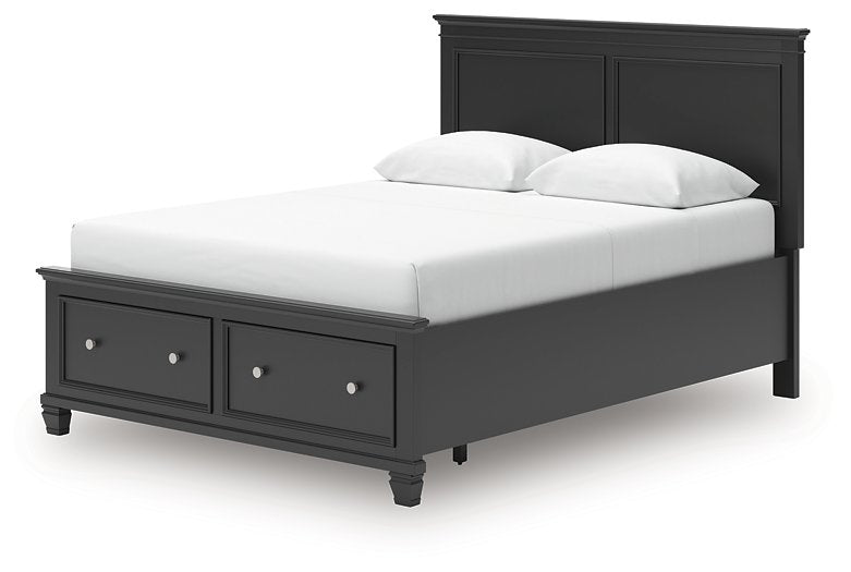 Lanolee Panel Storage Bed - Theo's Factory Direct Mattress & Furniture (Columbus, OH)