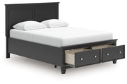 Lanolee Panel Storage Bed - Theo's Factory Direct Mattress & Furniture (Columbus, OH)