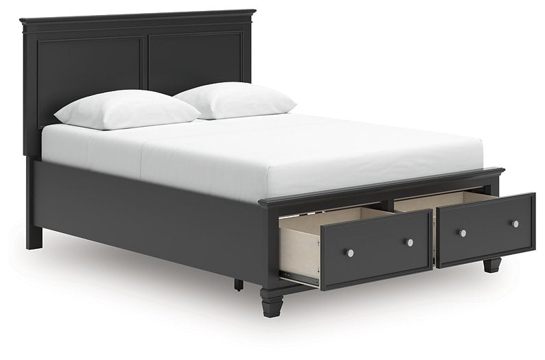 Lanolee Panel Storage Bed - Theo's Factory Direct Mattress & Furniture (Columbus, OH)