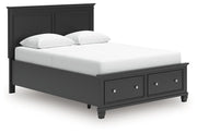 Lanolee Panel Storage Bed - Theo's Factory Direct Mattress & Furniture (Columbus, OH)