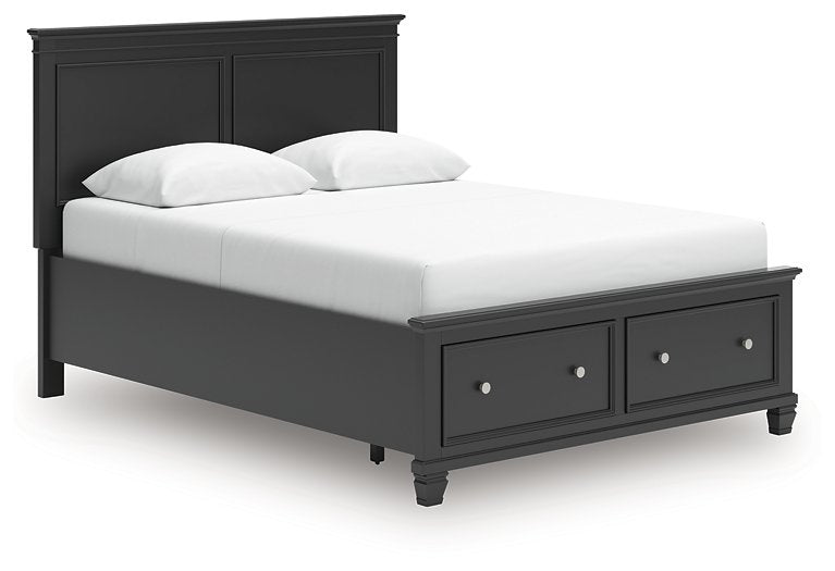 Lanolee Panel Storage Bed - Theo's Factory Direct Mattress & Furniture (Columbus, OH)