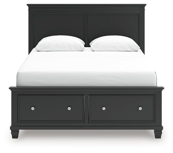 Lanolee Panel Storage Bed - Theo's Factory Direct Mattress & Furniture (Columbus, OH)