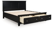 Lanolee Panel Storage Bed - Theo's Factory Direct Mattress & Furniture (Columbus, OH)
