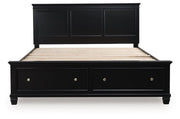 Lanolee Panel Storage Bed - Theo's Factory Direct Mattress & Furniture (Columbus, OH)