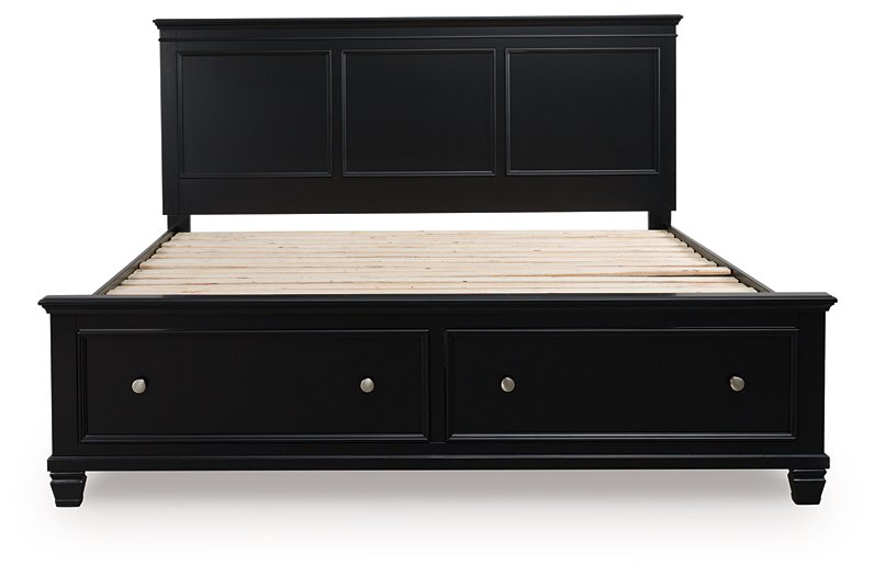 Lanolee Panel Storage Bed - Theo's Factory Direct Mattress & Furniture (Columbus, OH)