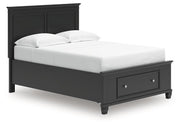 Lanolee Panel Storage Bed - Theo's Factory Direct Mattress & Furniture (Columbus, OH)
