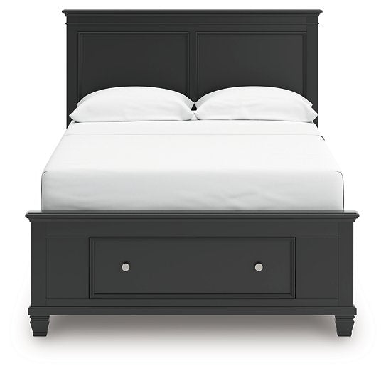 Lanolee Panel Storage Bed - Theo's Factory Direct Mattress & Furniture (Columbus, OH)