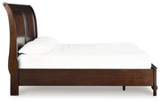 Trellington Sleigh Storage Bed - Theo's Factory Direct Mattress & Furniture (Columbus, OH)