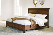 Trellington Sleigh Storage Bed - Theo's Factory Direct Mattress & Furniture (Columbus, OH)
