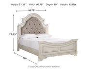 Realyn Upholstered Bed - Theo's Factory Direct Mattress & Furniture (Columbus, OH)