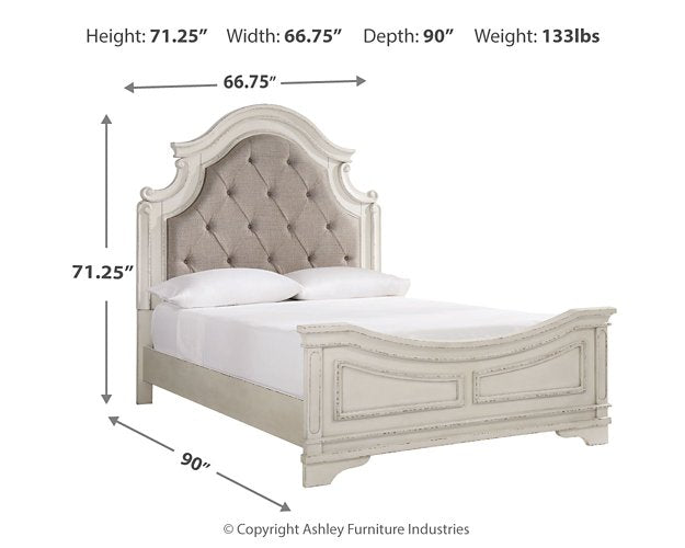 Realyn Upholstered Bed - Theo's Factory Direct Mattress & Furniture (Columbus, OH)