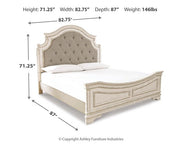 Realyn Upholstered Bed - Theo's Factory Direct Mattress & Furniture (Columbus, OH)